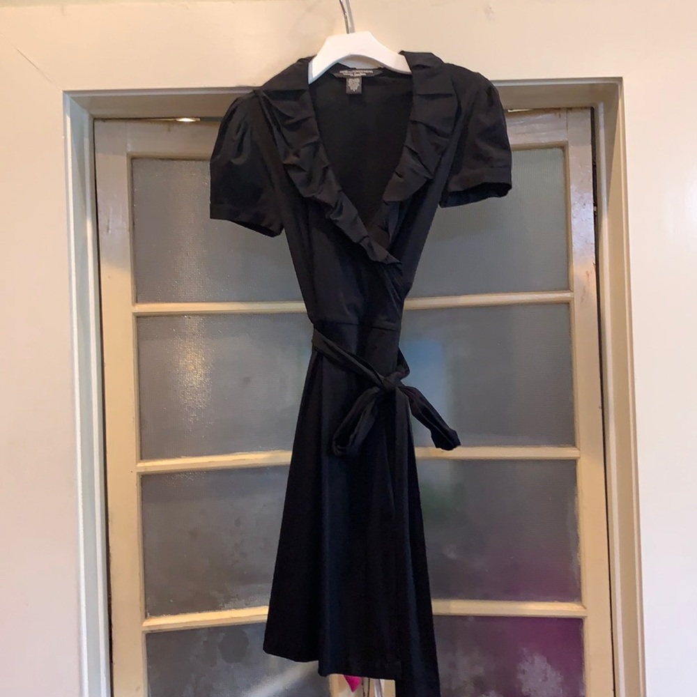 DVF little black dress size 6